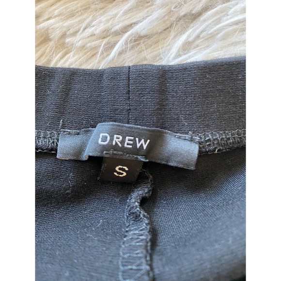 Drew Faux Leather Pants Leggings Combo Black Skinny Chic Modern party small - Picture 6 of 10